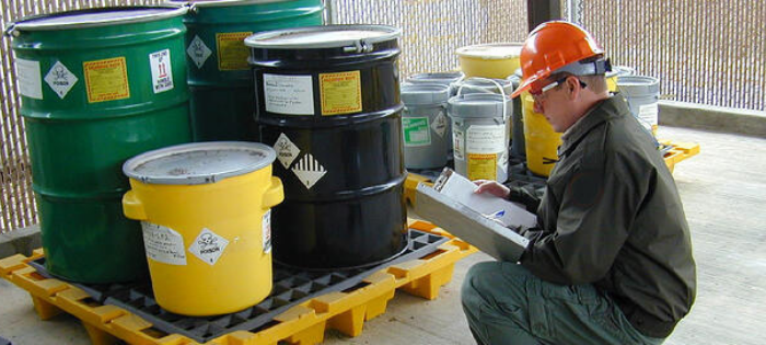 hazardous waste containers